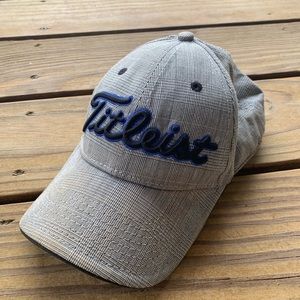 Titleist Blue / Grey Golf Hat Baseball Cap Adjustable Embroidered